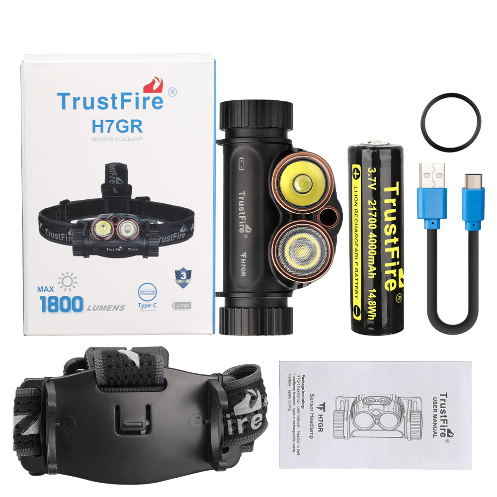 H7GR SENSOR HEADLIGHT 1800LM 160M