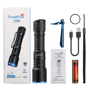 TrustFire T25R: The Ultimate Dual-Tail-Switch Tactical Flashlight