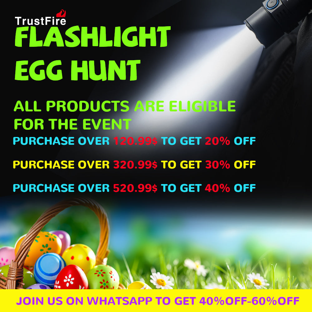 Easter Flashlight Carnival, Discounts, Brightness