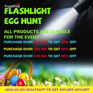 Easter Flashlight Carnival, Discounts, Brightness