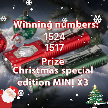 Winning numbers for December giveaway