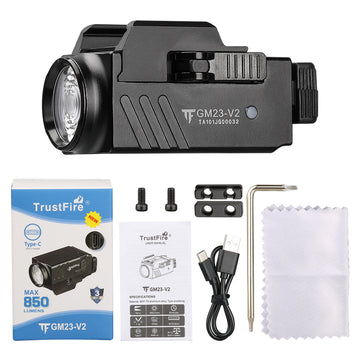 TRUSTFIRE GM23-V2 RECHARGEABLE TACTICAL LIGHT UPGRADE THE OPERAT! ON MODE TO BE FASTER, MORE STABLE AND MORE CONVENIENT