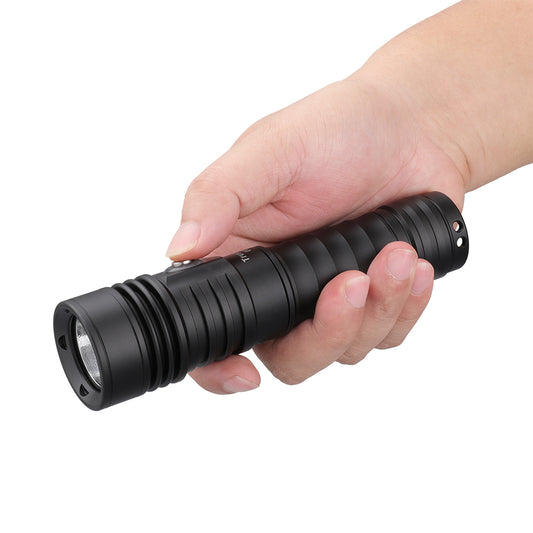 TRUSTFIRE DF21 DIVING FLASHLIGHT — 2500 LUMENS, 70M DIVING DEPTH, 265M MAXIMUM RANGE