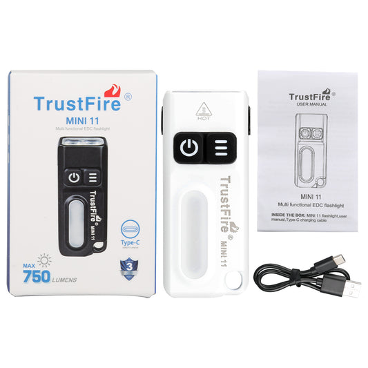 TRUSTFIRE MINI11 MULTI-FUNCTION ALED FLASHLIGHT (MULTIPLE DAZZLING EFFECTS, INCLUDING CONSTANT LIGHT, BREATHING LIGHT, DIRECTIONAL GUIDANCE, AND FLOWING LIGHT PATTERNS)