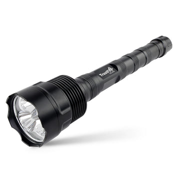 TrustFire TR-3T6 LED Flashlight, Super Bright 3800 Lumens, Waterproof 5 Light Modes, Large Tactical Flashlight with 2X or 3X Rechargeable Batteries (Batteries Not Included)