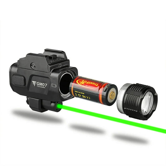 Tactical light and green laser combination