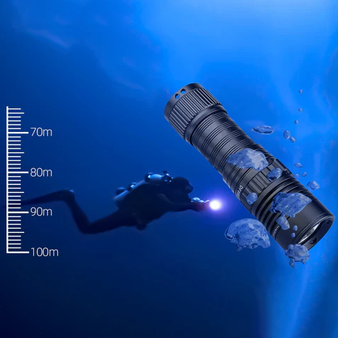 TrustFire DF006 Submersible Flashlight 2300 Lumens Underwater Activiti
