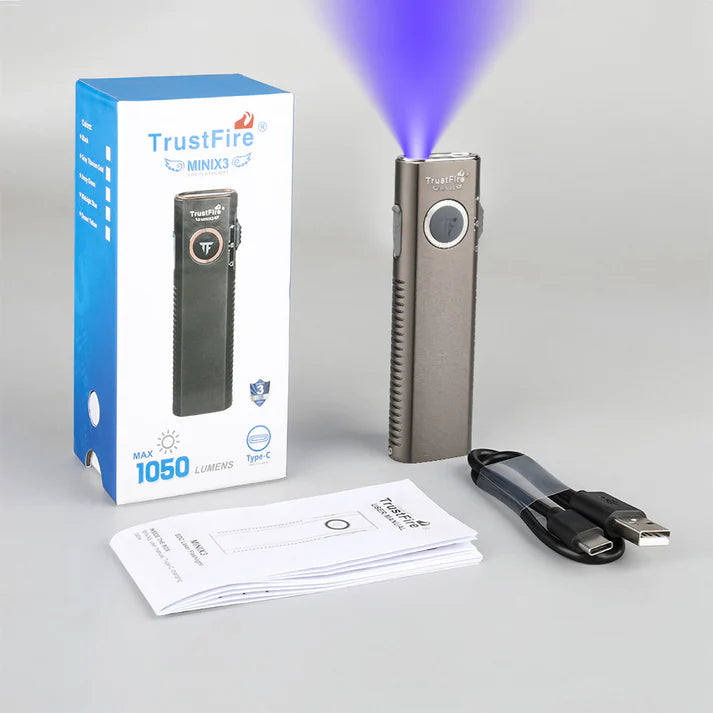 Mini EDC Multi-Function Flashlight with Laser