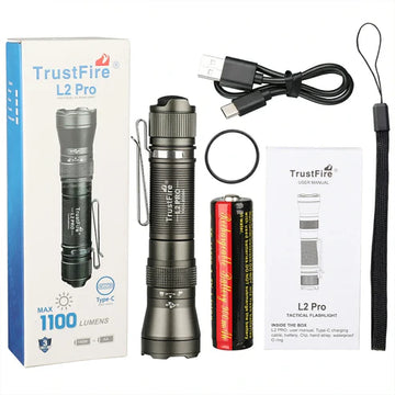 Pro Tactical Flashlight 1100 Lumens