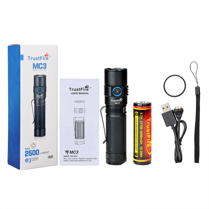 EDC Flashlight 2500 lumens